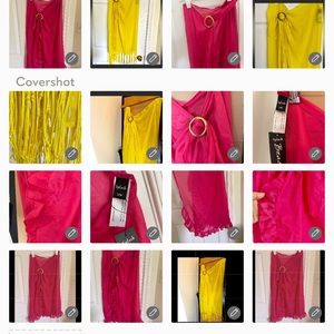 2 for $18 Two sargons pink& yellow  2 Cover swimsuit for women